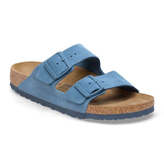 Birkenstock Arizona Suede Leather Narrow Fit - Elemental Blue 1026820