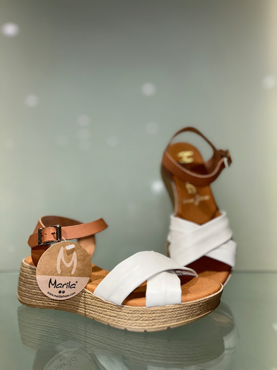 Marila Cayene Sandal - Nata/Avellana