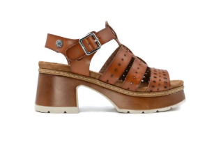 Refresh Heeled Sandal - Camel 172695