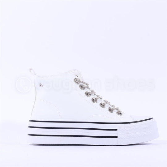 Una Healy Danger Zone Platform High Top Trainer - Piano Key