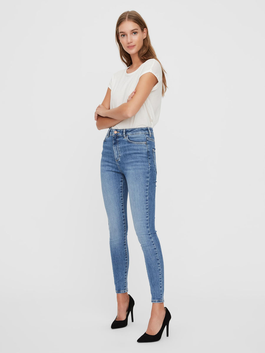 i.scenery BY VERO MODA Light Blue High Rise Skinny Jeggings