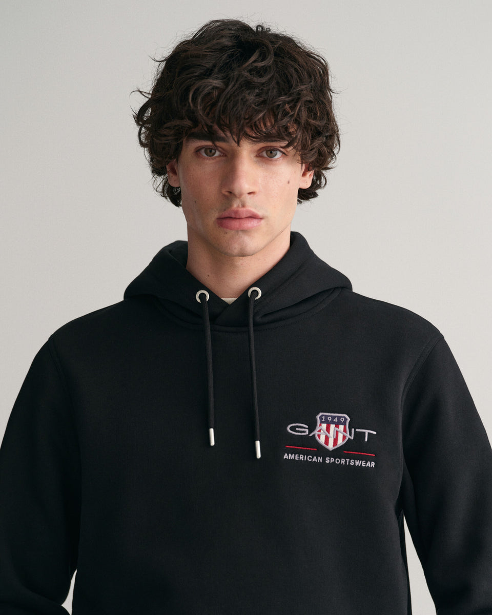 Gant hoodie outlet black