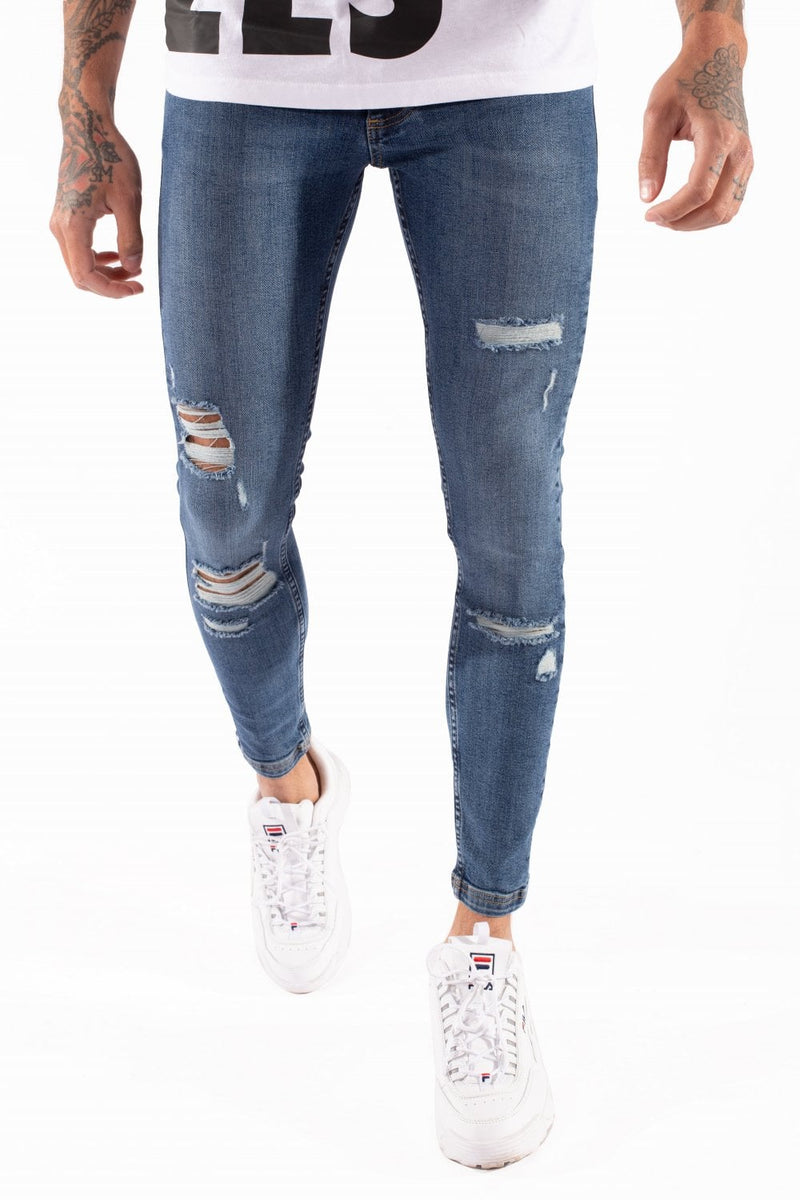 Mid Blue Jeans (Skinny Fit)
