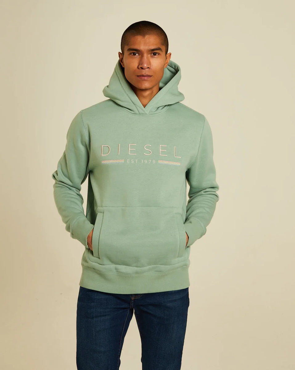 Diesel Fionn Hoodie Surf Green SIZE XXL