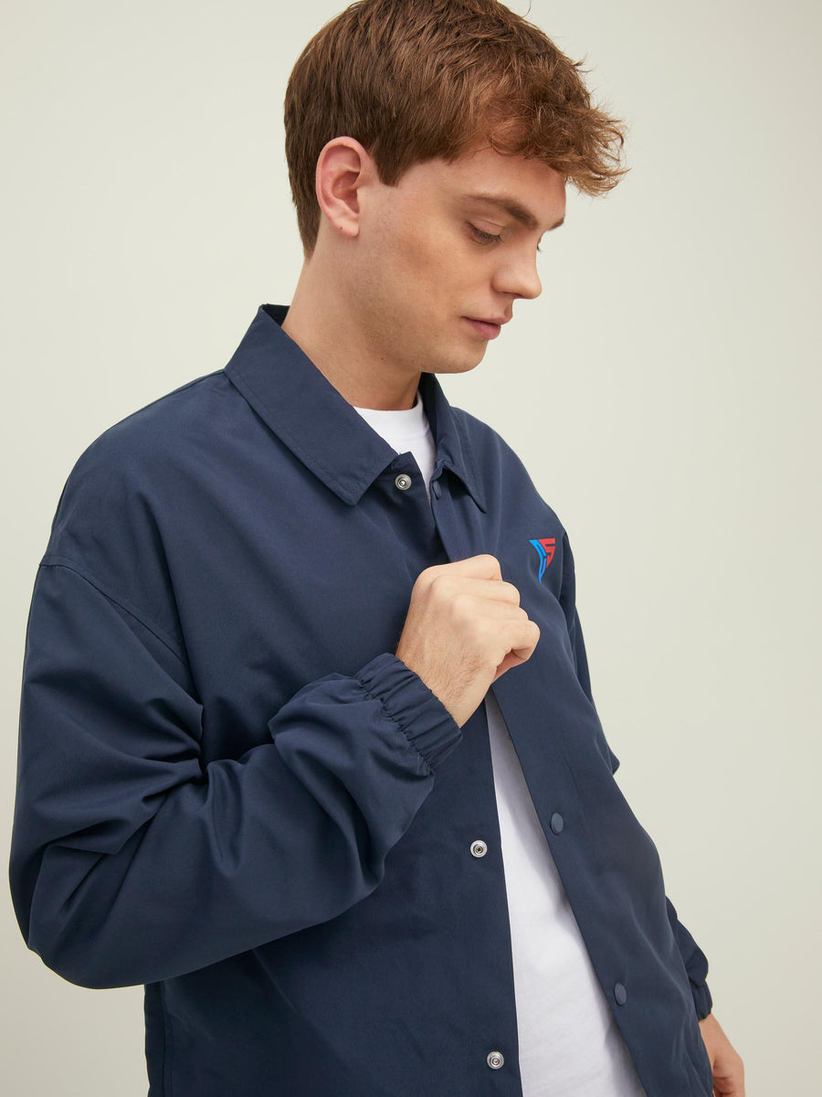 Mens navy discount coach jacket