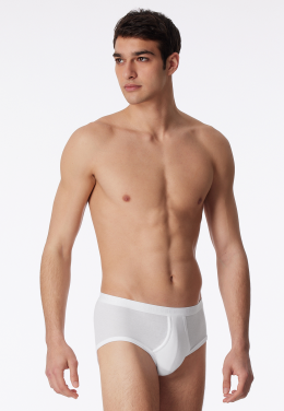 Schiesser Mens Brief 2-Pack - White