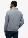 Superdry Classic Essential Half Zip - Washed Denim