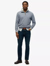 Superdry Classic Essential Half Zip - Washed Denim