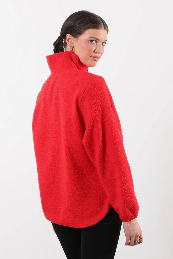 USCO Chroma Half Zip Fleece - Red