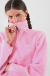 USCO Chroma Half Zip Fleece - Baby Pink