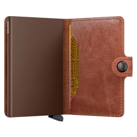 Secrid Miniwallet MV Vintage - Cognac Brown