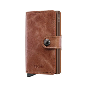 Secrid Miniwallet MV Vintage - Cognac Brown