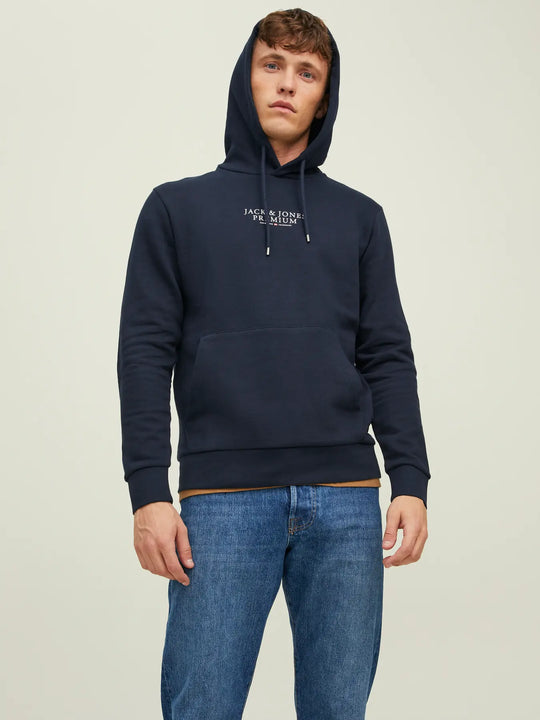 Jack & Jones Archie Sweat Hood - Navy Blazer