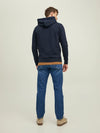 Jack & Jones Archie Sweat Hood - Navy Blazer