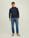 Jack & Jones Archie Sweat Hood - Navy Blazer