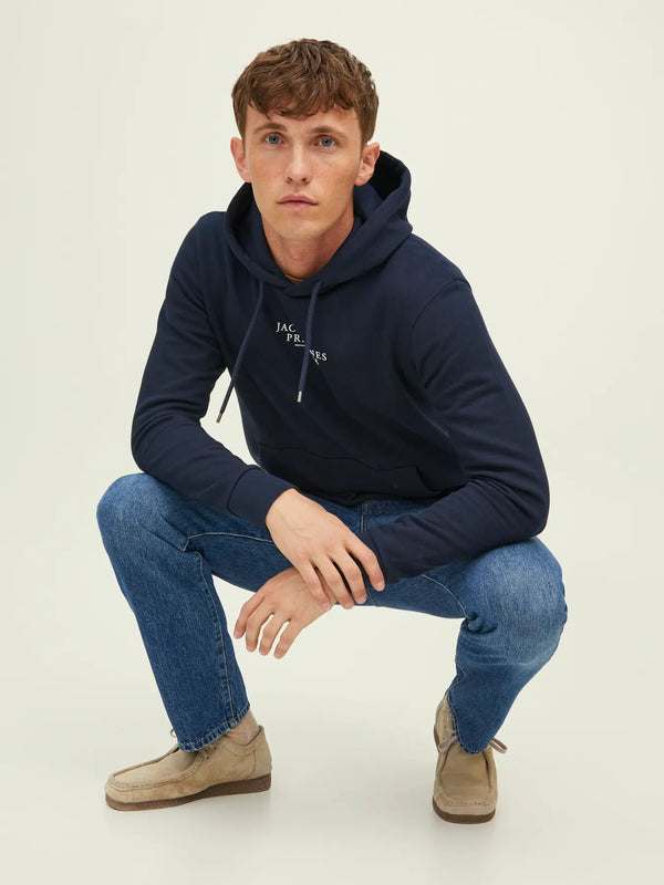 Jack & Jones Archie Sweat Hood - Navy Blazer