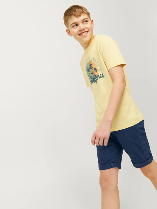 Jack & Jones Boys David Chino Short - Navy Blazer