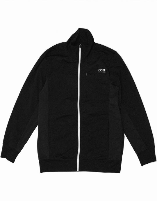 Jack & Jones Right Sweat Core Full Zip Top - Black [Size L]