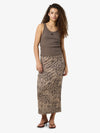 Noisy May Avery Midi Skirt - Silver Mink