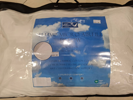 The Soft Bedding Company Plump Micro Airfill Pillow