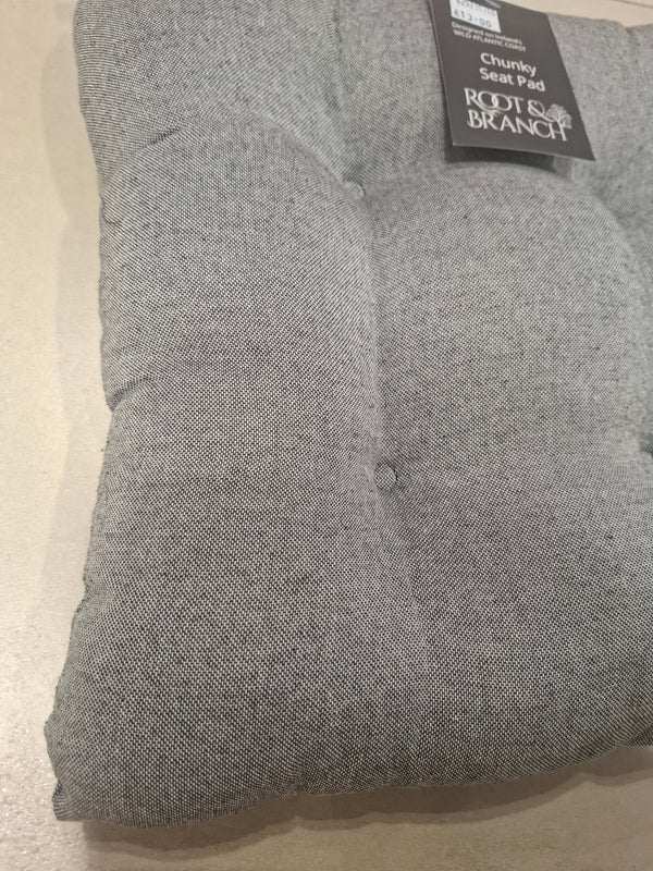 Root & Branch Chunky Seat Pad - Light Grey