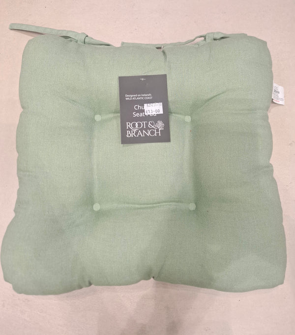 Root & Branch Chunky Seat Pad - Sage Green