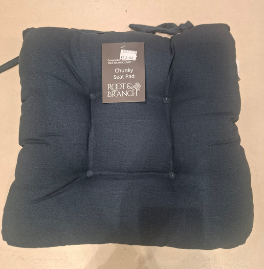 Root & Branch Chunky Seat Pad - Navy
