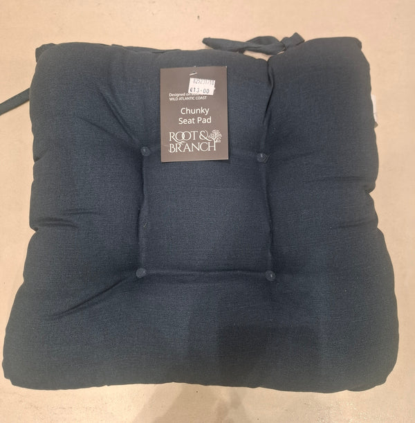 Root & Branch Chunky Seat Pad - Navy