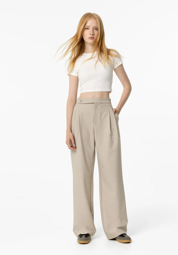 Tiffosi Margot_2 Trousers - Beige