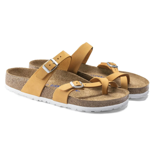 Birkenstock Mayari Soft Footbed Natural Leather Nubuck - Apricot