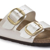 Birkenstock Arizona Big Buckle Birko Flor - Graceful Pearl White 1020021