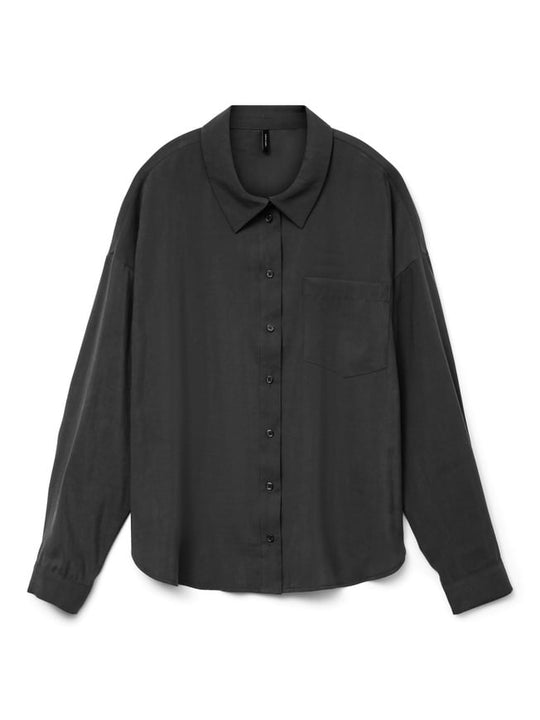 Vero Moda Caysa Long Sleeve Shirt - Black
