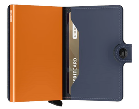 Secrid Miniwallet MM Matte Nightblue & Orange