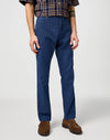 Wrangler Greensboro Flat Fabric Pants Navy Blue