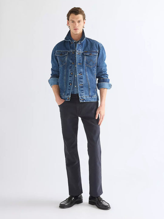 Wrangler Greensboro Straight Trousers - Dark Navy