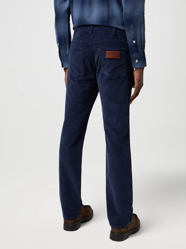 Wrangler Greensboro Corduroy Straight Pant - Mood Indigo