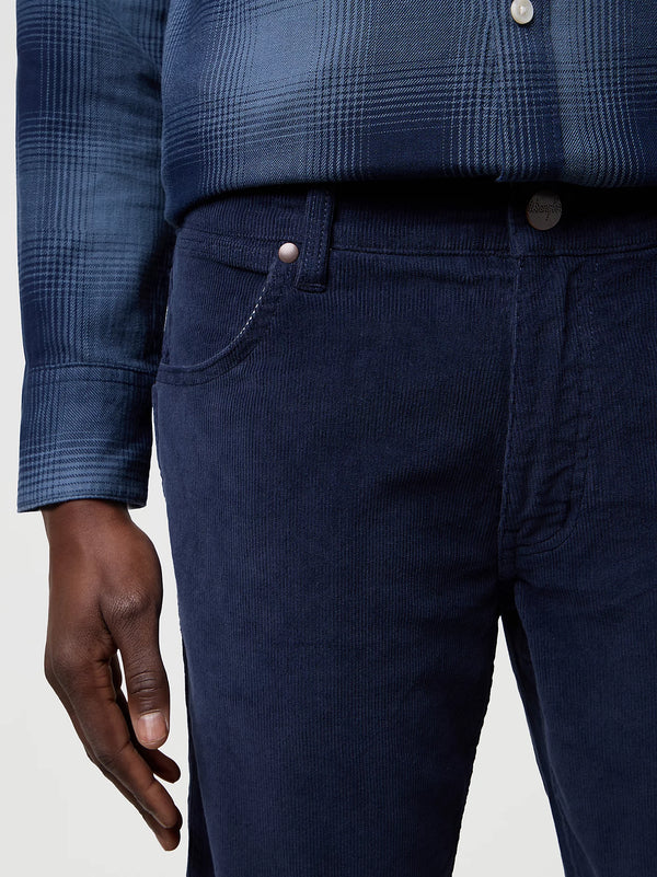 Wrangler Greensboro Corduroy Straight Pant - Mood Indigo
