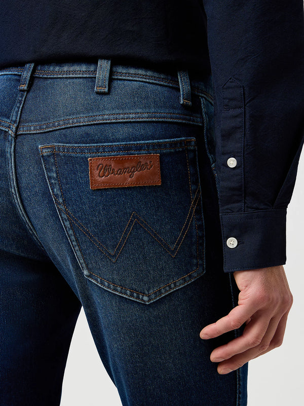 Wrangler Texas Slim Jeans - Fog