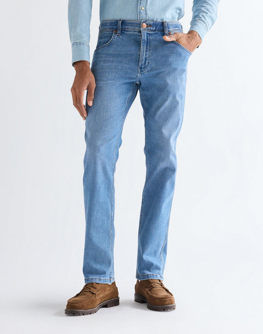 Wrangler Greensboro Straight Jeans - Tobacco Ice