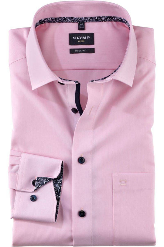 Olymp Luxor Modern Fit Shirt - Light Pink [#1204/64/31] [Size 17.5]