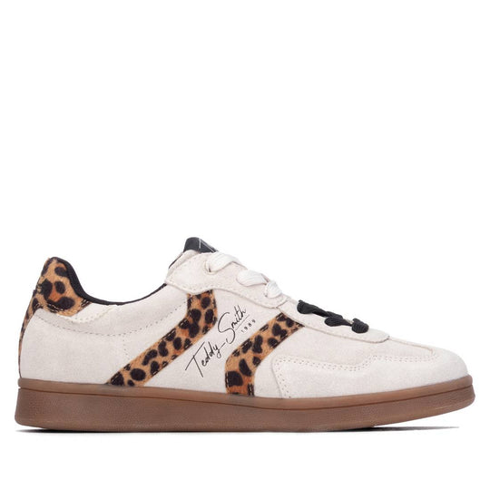 Teddy Smith Suede Trainer - Beige