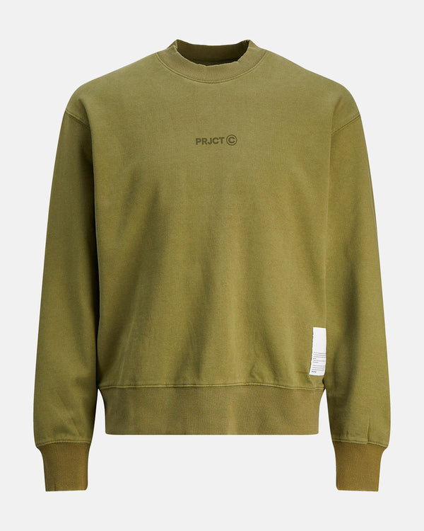 Jack & Jones Prjct Sweat Crew Neck - Olive Branch
