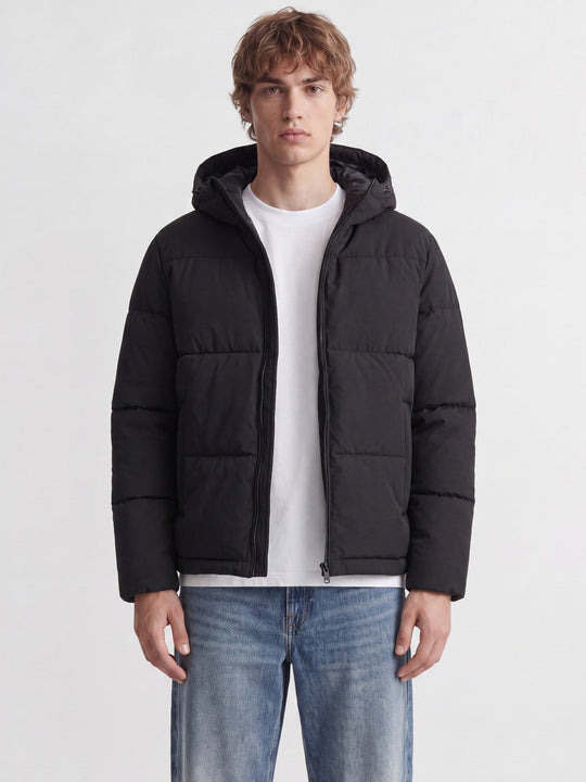 Jack & Jones Galaxy Puffer Jacket - Black