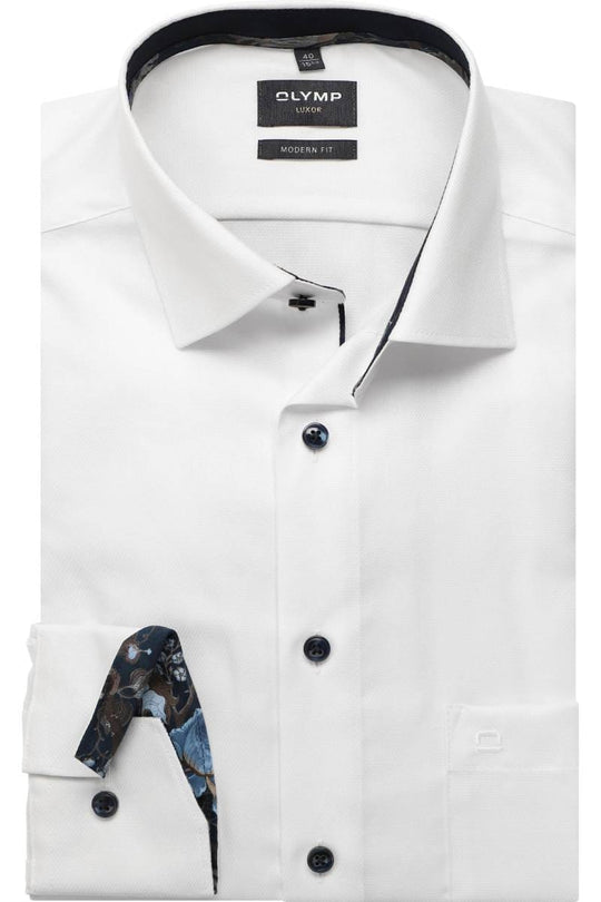 Olymp Luxor Modern Fit Shirt - White 1240/84/00