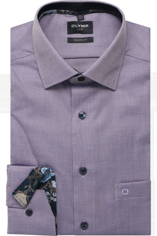 Olymp Luxor Modern Fit Shirt - Violet 1240/84/83