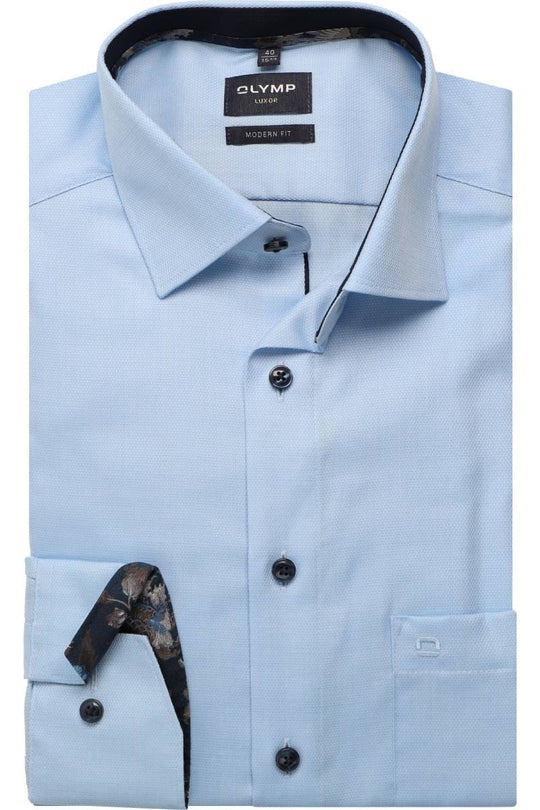 Olymp Luxor Modern Fit Shirt - Blue 1240/84/11