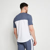 11 Degrees Neo Triple Panel T-Shirt - Twister Grey/White/Sharp Green