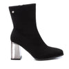 XTI Black Microfiber Ankle Boot - 143112