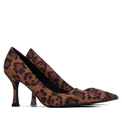 XTI Pointed Toe Heel - Leopard