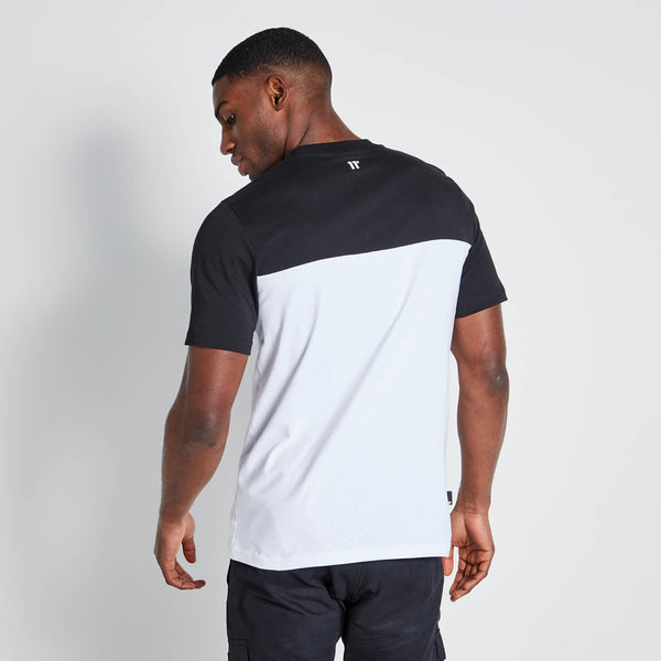 11 Degrees Double Taped T-Shirt - Black/White